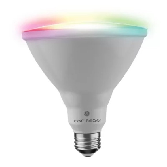 NWB GE CYNC Outdoor 90-Watt EQ PAR38 Full Spectrum Dimmable Smart LED Light Bulb - Picture 2 of 2